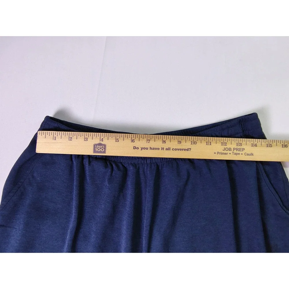 Balance Collection Men Active Shorts Large L Blue Coolmax Athletic Gym Running - Picture 6 of 9